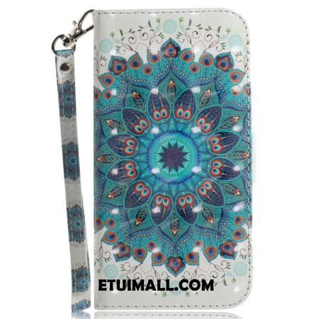 Etui Folio Do Realme 12 / 12x 5g Zielona Mandala Z Paskiem