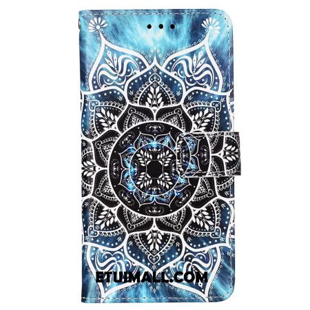 Etui Folio Do Samsung Galaxy A15 Mandala Kwiatowa Z Paskiem