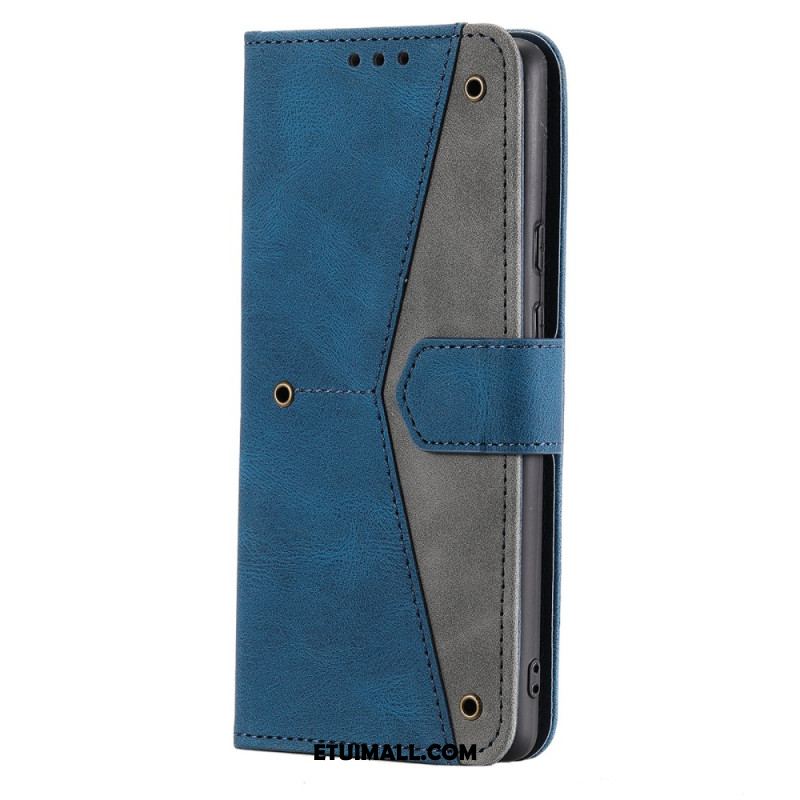 Etui Folio Do Samsung Galaxy A16 5g Dwukolorowe Zapięcie Magnetyczne