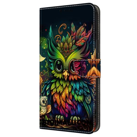 Etui Folio Do Samsung Galaxy A16 5g Kolorowa Sowa