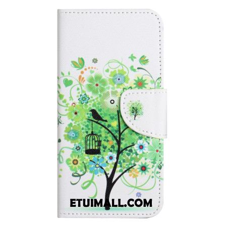 Etui Folio Do Samsung Galaxy A16 5g Zielone Drzewo