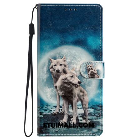 Etui Folio Do Samsung Galaxy S24 5g Dwa Uwiązane Wilki