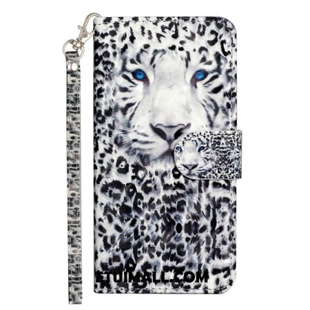 Etui Folio Do Samsung Galaxy S24 Fe Lampart Z Paskiem