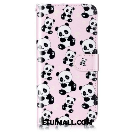 Etui Folio Do Samsung Galaxy S24 Plus 5g Pandy Na Smyczy