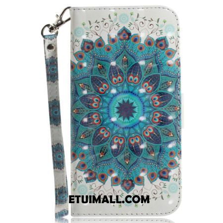 Etui Folio Do Sony Xperia 1 Vi Zielona Mandala Z Paskiem