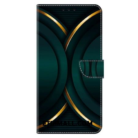 Etui Folio Do Xiaomi 14 Pro Złoty Kontur