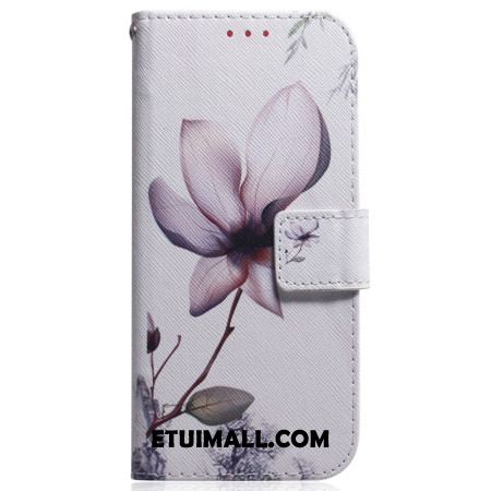 Etui Folio Do Xiaomi 14t Różowy Kwiat