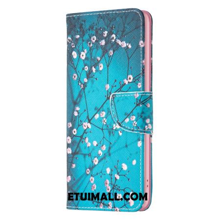 Etui Folio Do Xiaomi Redmi Note 13 5g Kwiat Śliwy