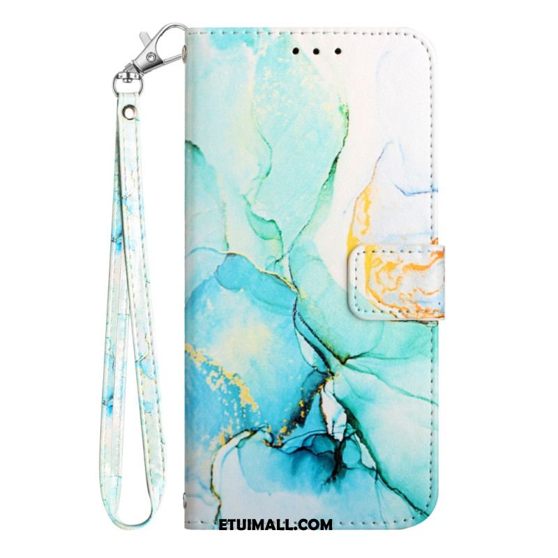 Etui Folio Do Xiaomi Redmi Note 13 5g Marmurowy Pasek