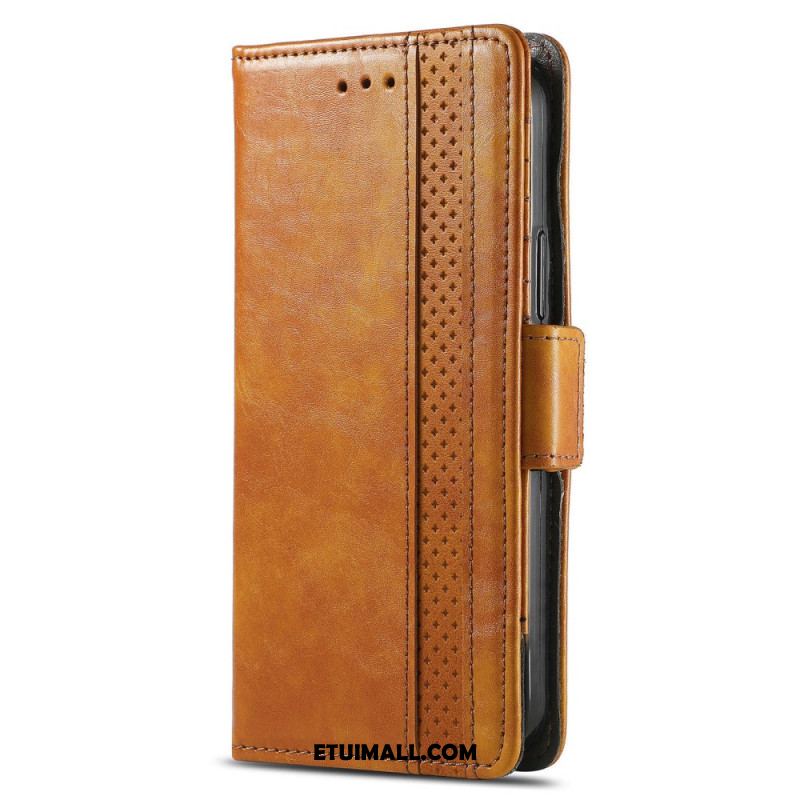 Etui Folio Do Xiaomi Redmi Note 13 5g Vintage Z Blokadą Rfid Caseneo