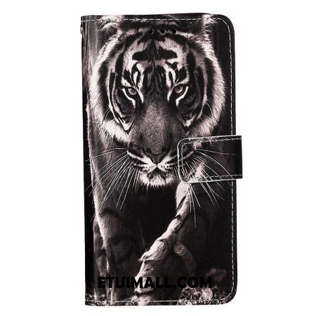 Etui Folio Do Xiaomi Redmi Note 13 Pro 4g Tygrys Z Paskiem