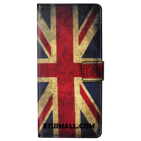 Etui Folio Do Xiaomi Redmi Note 13 Pro 5g Stara Angielska Flaga