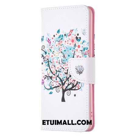 Etui Folio Do iPhone 16 Kwitnące Drzewo