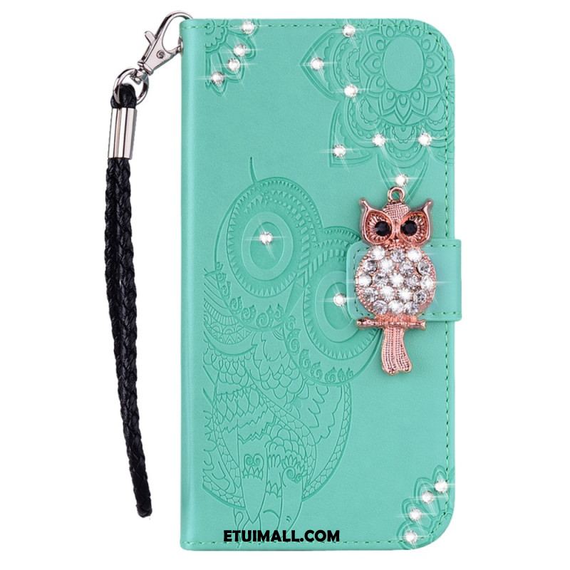 Etui Folio Google Pixel 8 Pro Mandala I Amulet Sowy Etui Ochronne