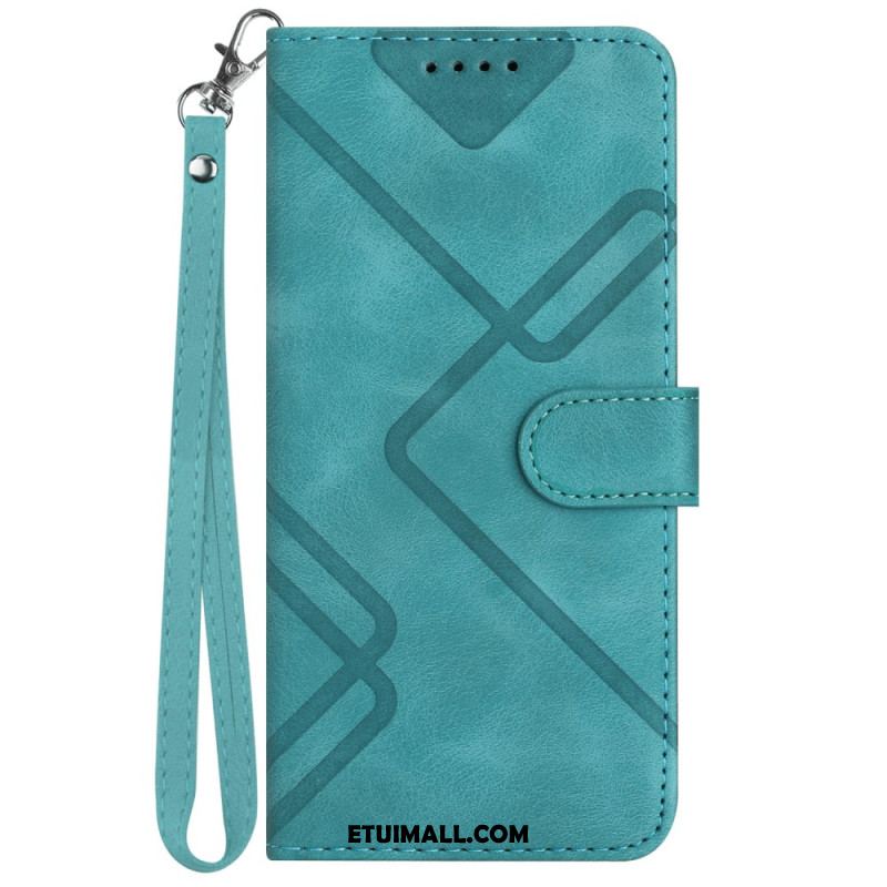 Etui Folio Google Pixel 9 Pro Linie Graficzne Etui Ochronne