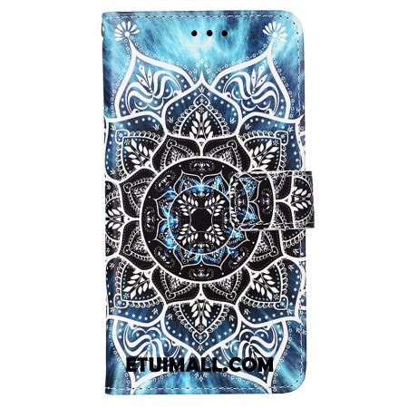 Etui Folio Oppo Reno 11 Pro 5g Mandala Kwiatowa Z Paskiem