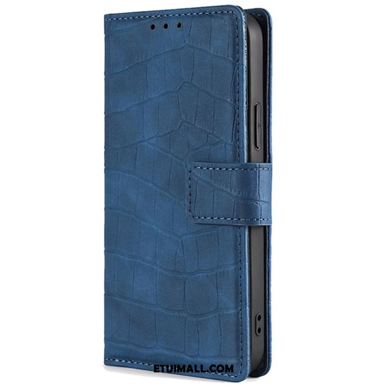 Etui Folio Oppo Reno 11f 5g Tekstura Krokodyla Etui Ochronne