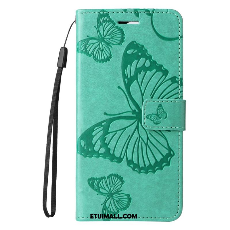 Etui Folio Oppo Reno 12 5g Gigantyczne Motyle Etui Ochronne