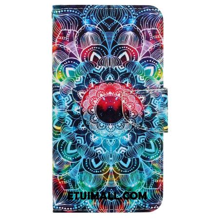 Etui Folio Samsung Galaxy A15 5g Wspaniała Mandala Z Paskiem