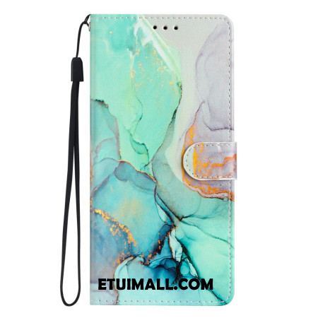 Etui Folio Samsung Galaxy A16 5g Zielony Marmur Etui Ochronne