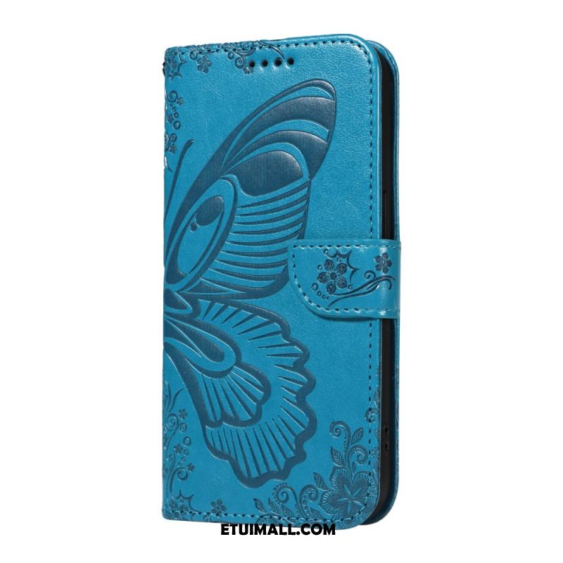 Etui Folio Samsung Galaxy A16 5g Ślad Motyla Etui Ochronne