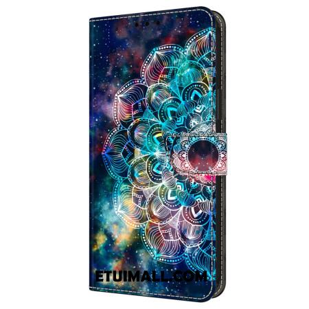 Etui Folio Samsung Galaxy A16 5g Żyroskopowy Wzór Kwiatowy Etui Ochronne