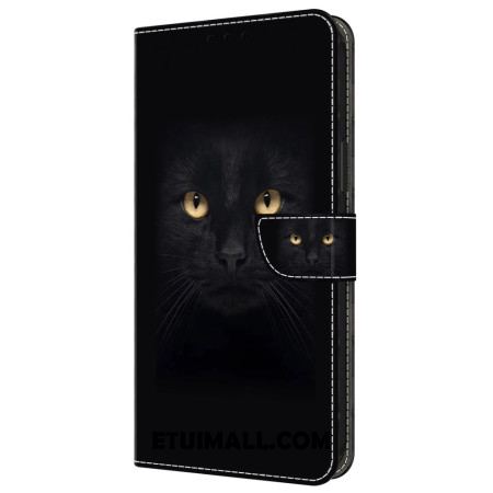 Etui Folio Samsung Galaxy A55 5g CZarny Kot Etui Ochronne