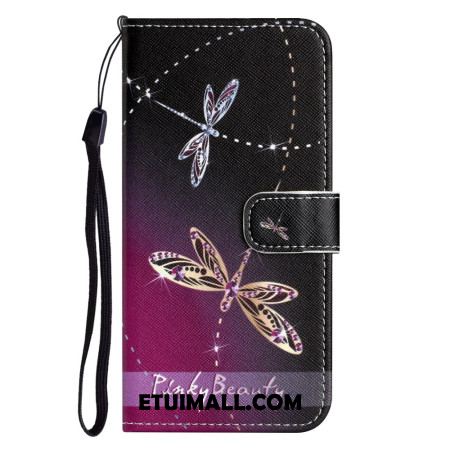 Etui Folio Samsung Galaxy S24 5g Ważki Na Pasku