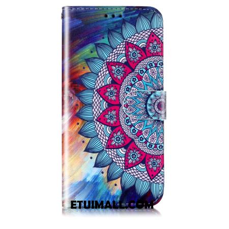 Etui Folio Samsung Galaxy S24 5g Wzór Paska Mandali Etui Ochronne