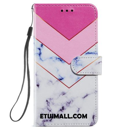 Etui Folio Samsung Galaxy S24 5g Wędzony Marmur W Lnaière Etui Ochronne