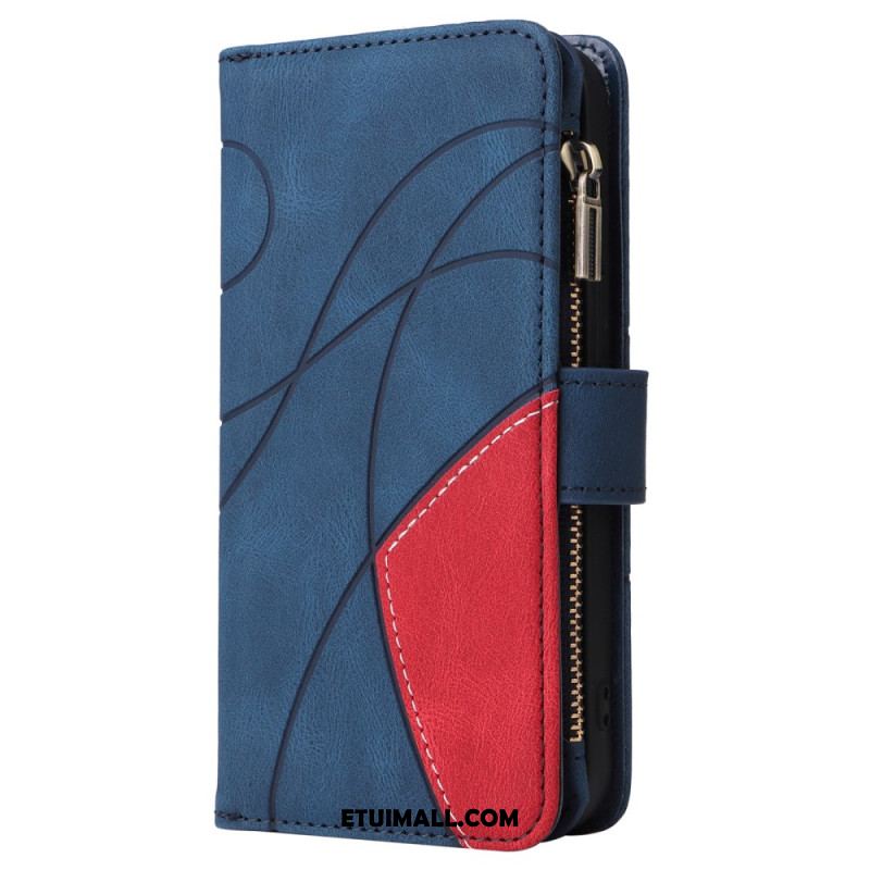 Etui Folio Samsung Galaxy S24 Fe Dwukolorowy Portfel Etui Ochronne