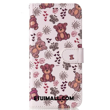 Etui Folio Samsung Galaxy S24 Fe Niedźwiedź Etui Ochronne