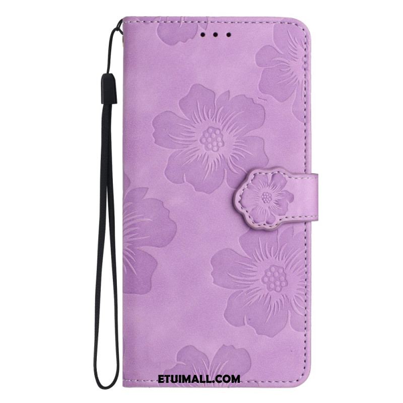 Etui Folio Samsung Galaxy S24 Fe Wzór Kwiatowy