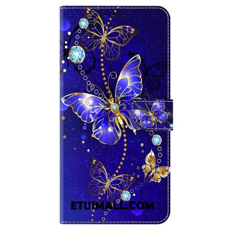 Etui Folio Samsung Galaxy S24 Plus 5g Diamentowe Motyle