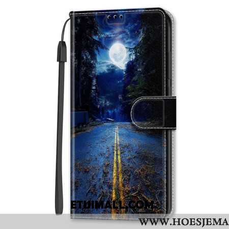 Etui Folio Samsung Galaxy S24 Ultra 5g Nocna Droga W Lanière Etui Ochronne