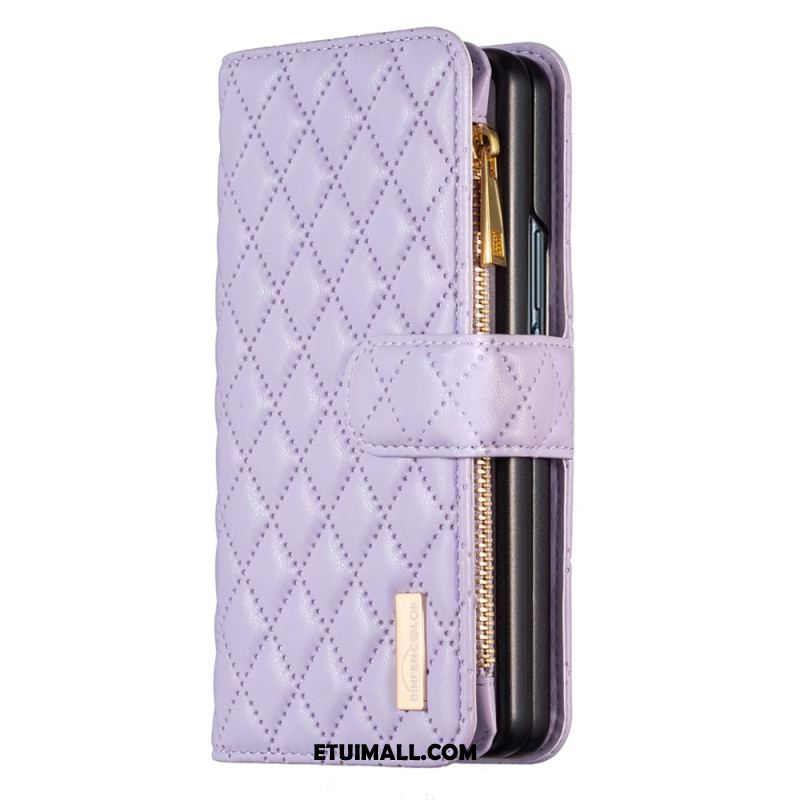 Etui Folio Samsung Galaxy Z Fold 6 Pikowana Binfen Kolor