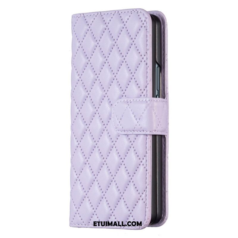 Etui Folio Samsung Galaxy Z Fold 6 Pikowane Etui Ochronne