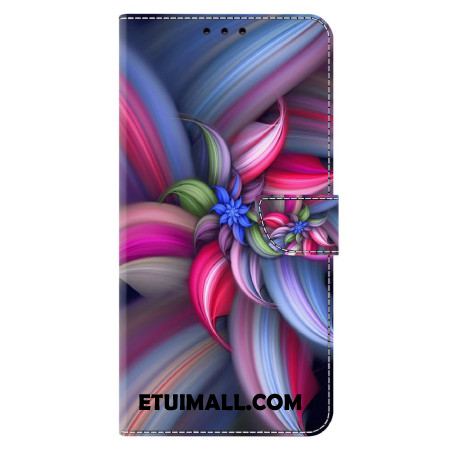 Etui Folio Xiaomi 14 Pro Kolorowe Kwiaty Etui Ochronne