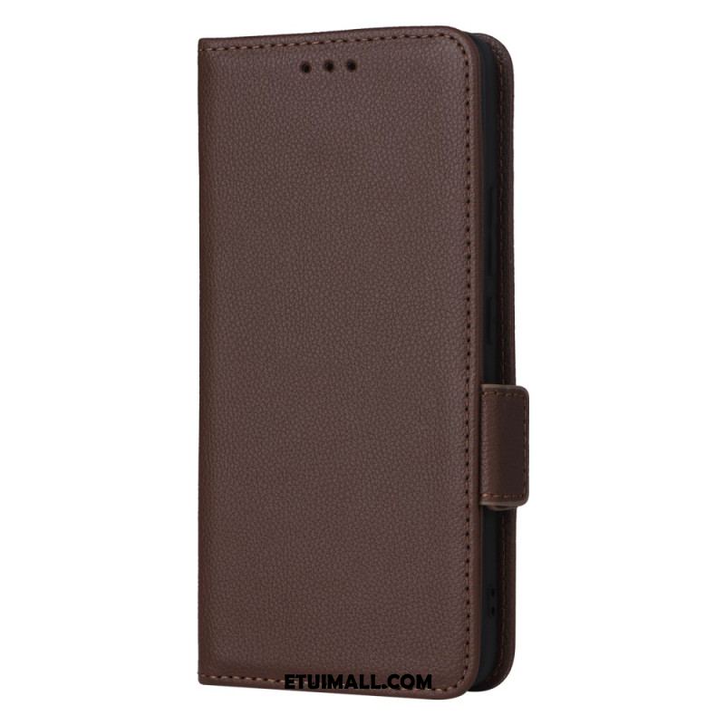 Etui Folio Xiaomi 14t Pro Tekstura Liczi Z Paskiem Etui Ochronne