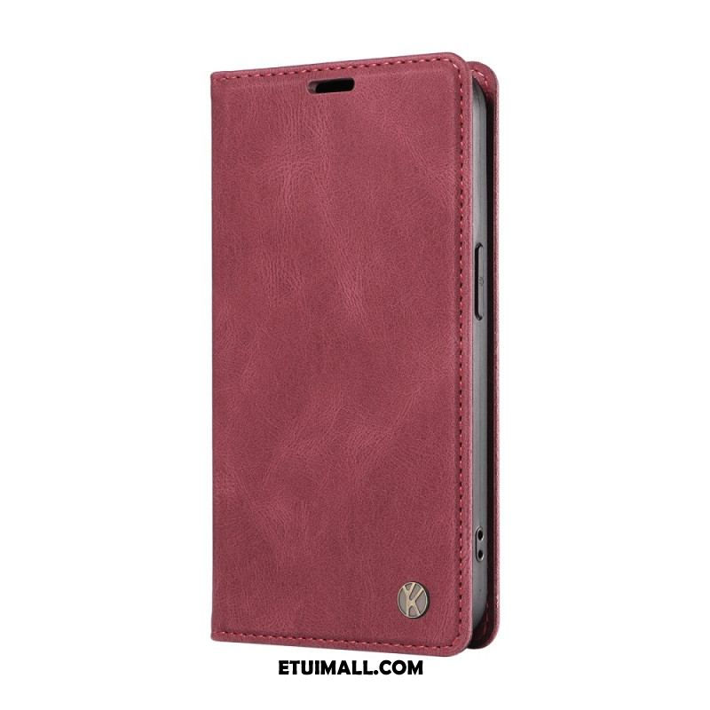 Etui Folio Xiaomi Redmi Note 13 4g Efekt Zamszu Yikatu