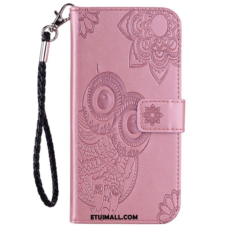 Etui Folio Xiaomi Redmi Note 13 5g Wzór Sowy Etui Ochronne