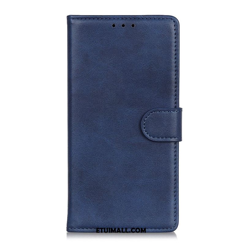 Etui Folio Xiaomi Redmi Note 13 Pro 5g Matowa Sztuczna Skóra Etui Ochronne