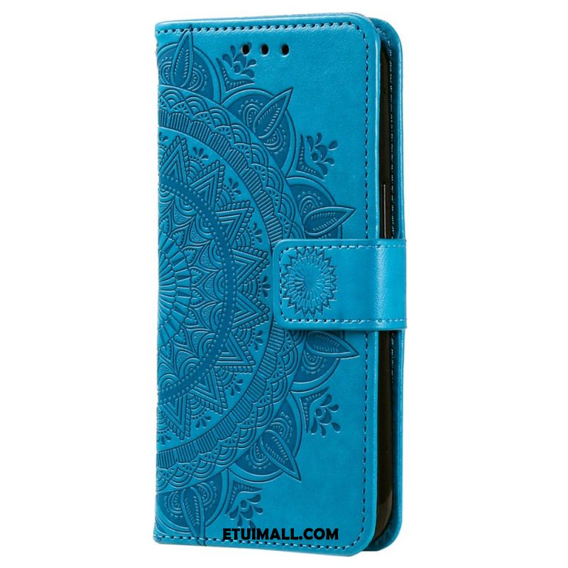 Etui Folio Xiaomi Redmi Note 13 Pro Plus 5g Mandala Słońce Z Paskiem Etui Ochronne