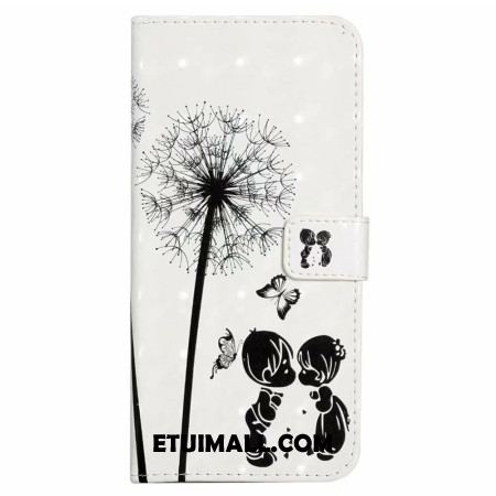 Etui Folio iPhone 16 Dzieci I Mniszek Lekarski Etui Ochronne