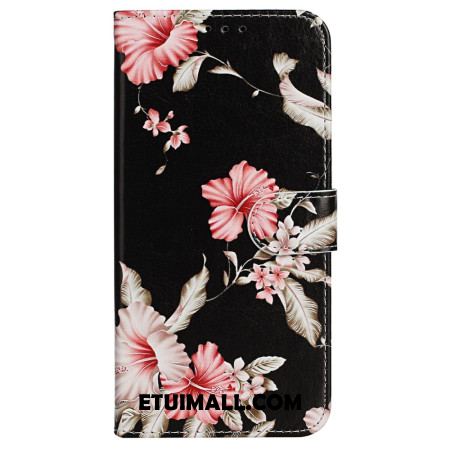 Etui Folio iPhone 16 Plus Rododendrony Etui Ochronne