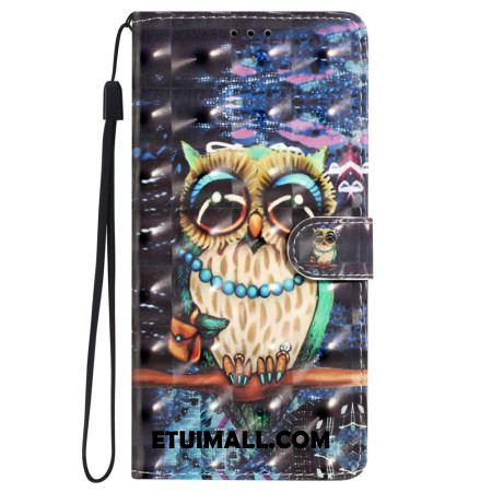 Etui Folio iPhone 16 Plus Stringi Sowa