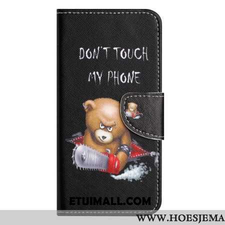 Etui Folio iPhone 16 Pro Max Niebezpieczny Niedźwiedź