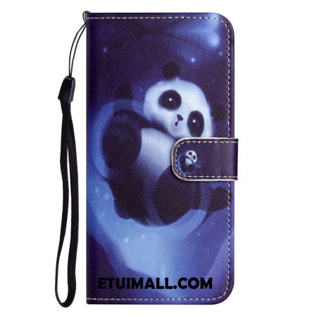 Etui Folio iPhone 16 Pro Max Pasek Kosmicznej Pandy