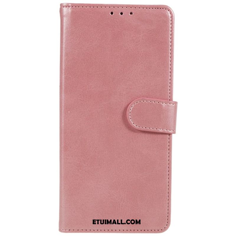 Etui Folio iPhone 16 Pro Max Wzór Ze Sztucznej Skóry