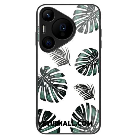 Etui Huawei Pura 70 Pro Zielone Liście Etui Ochronne